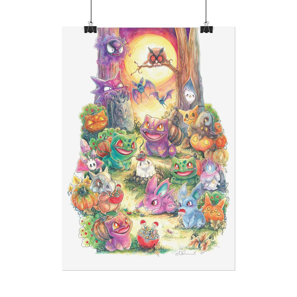 Halloween Friends Poster Print