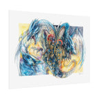 Knight Dragon Poster Print