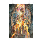 Evil Goddess of Dragons Poster Print
