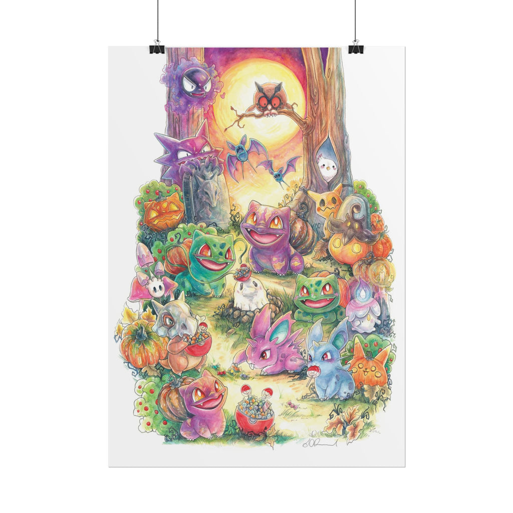 Halloween Friends Poster Print