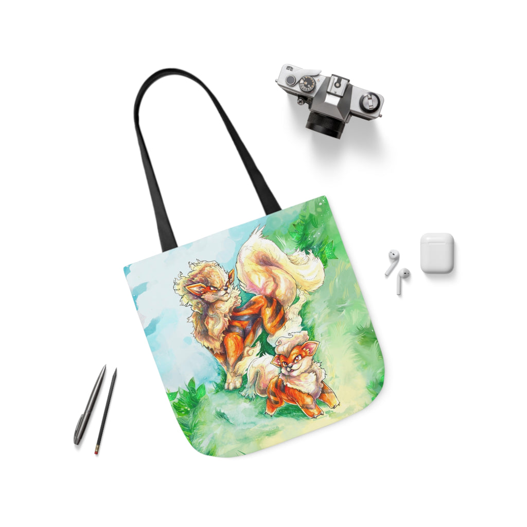 Tote Bag, 5-Color Straps - Fire Dogs