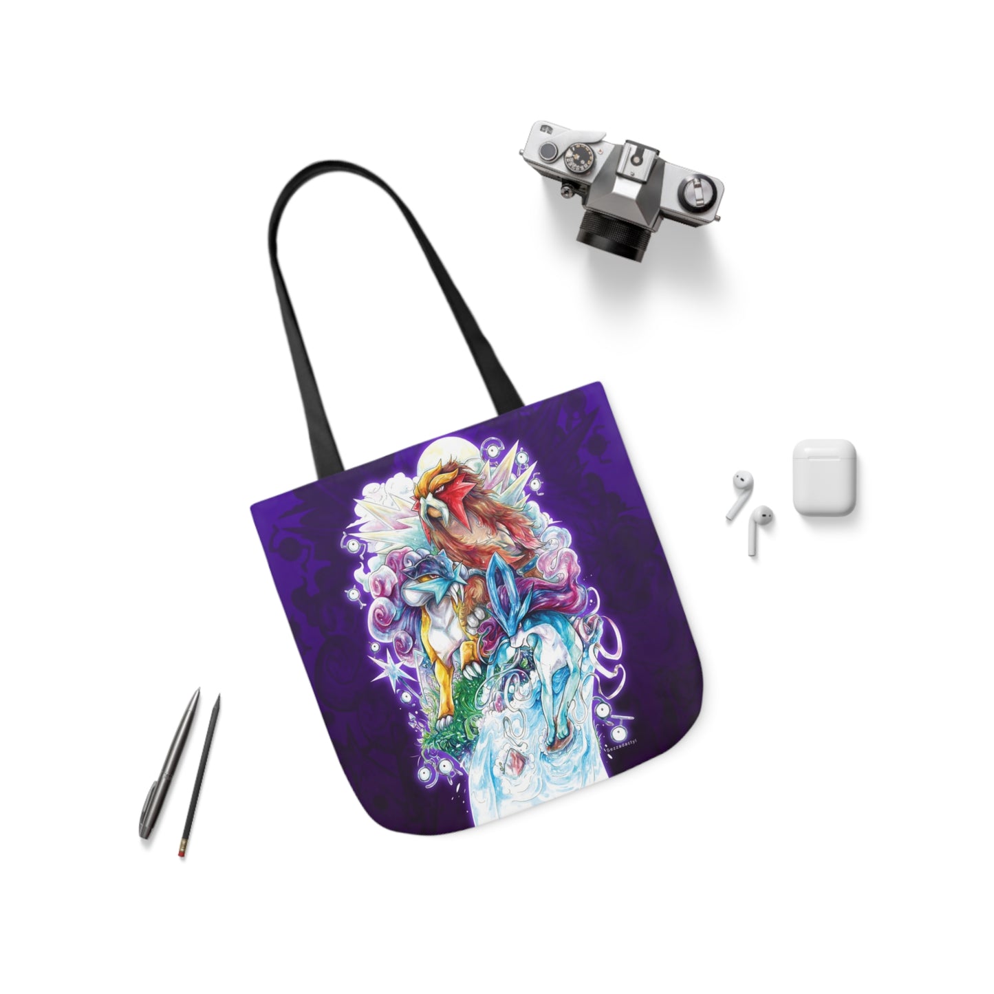 Tote Bag, 5-Color Straps - Legendary Beasts