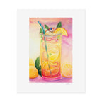 Lemon Iced Tea Snake Poster Print