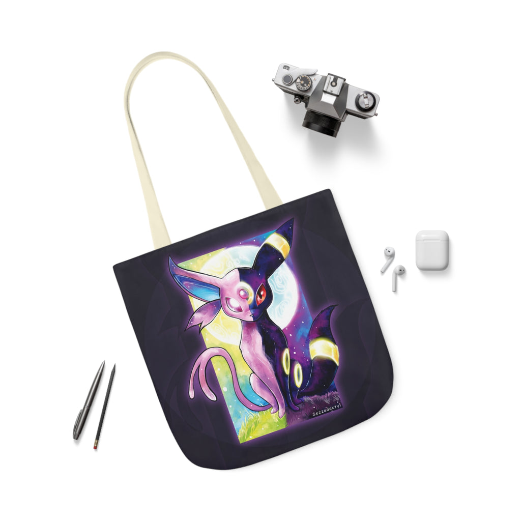 Tote Bag, 5-Color Straps - Sun vs Moon