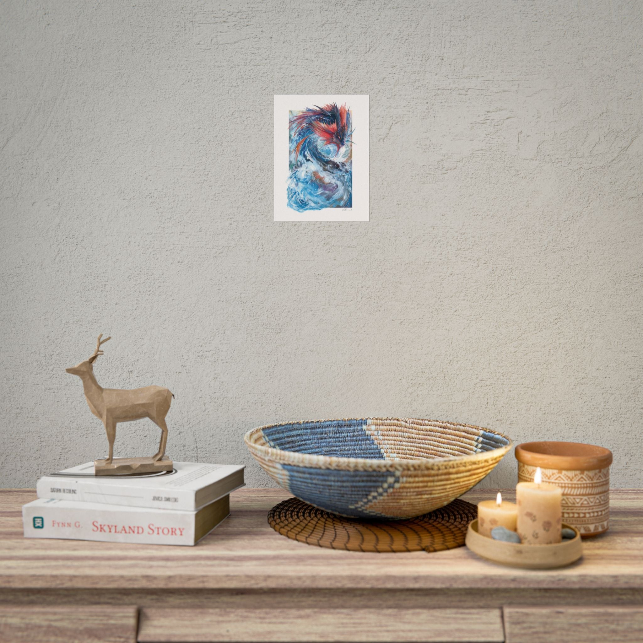 Serpent of the Rapids Poster Print