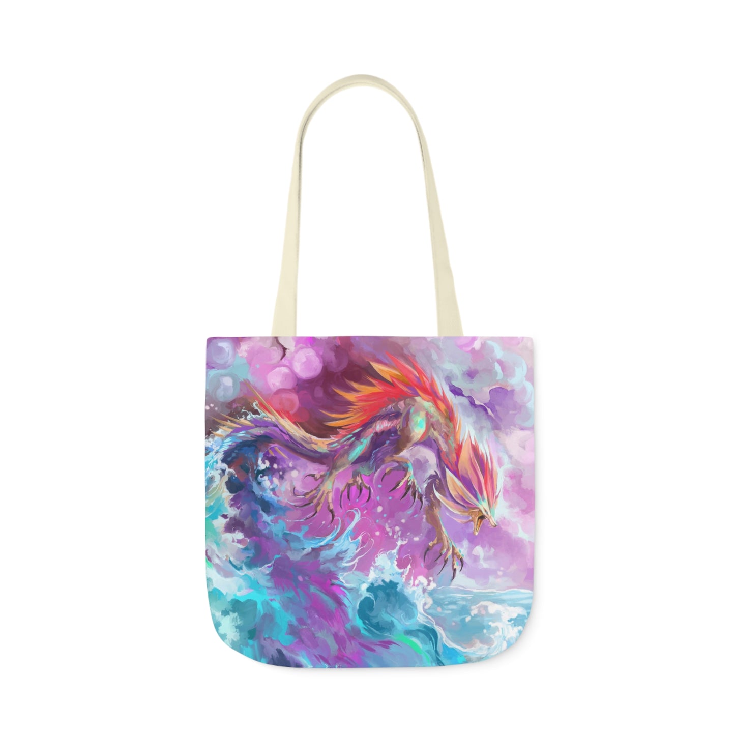 Tote Bag, 5-Color Straps - Monster of the Water