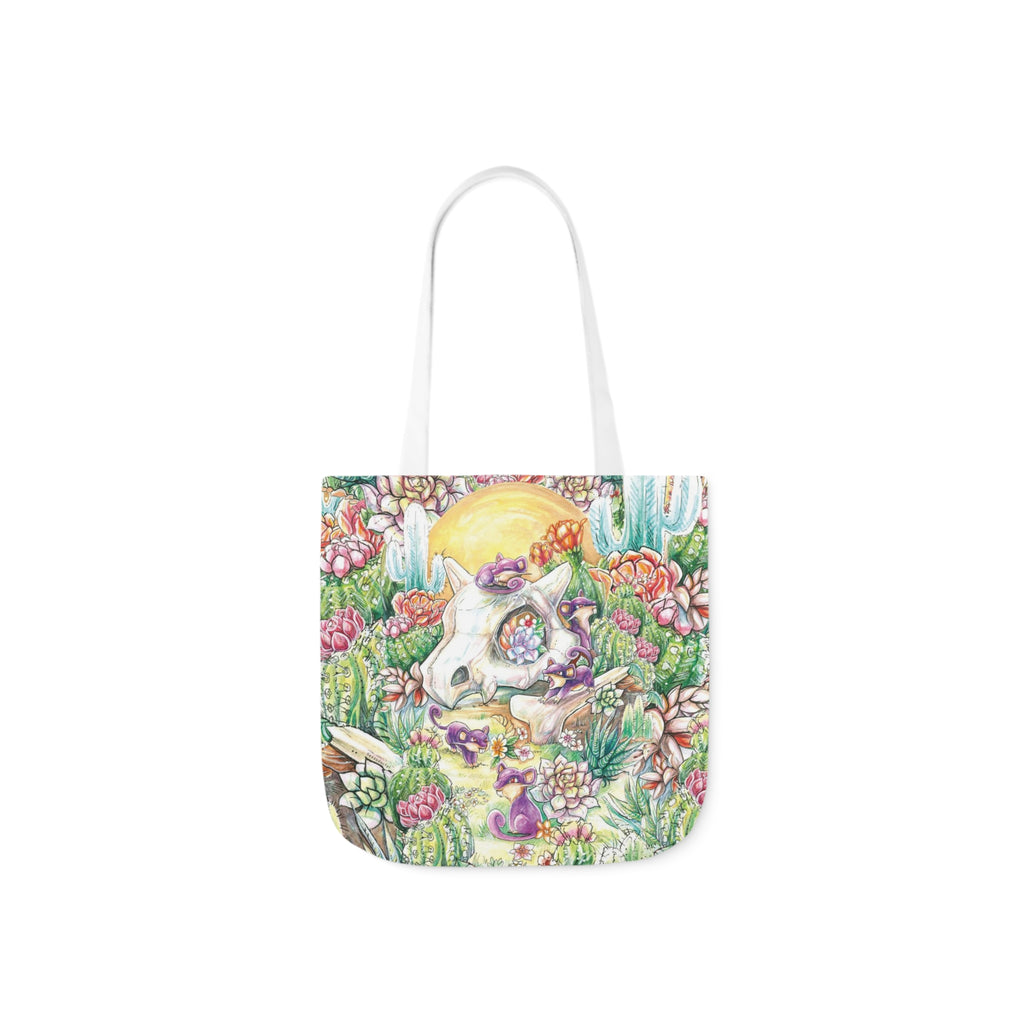 Tote Bag, 5-Color Straps - Skull