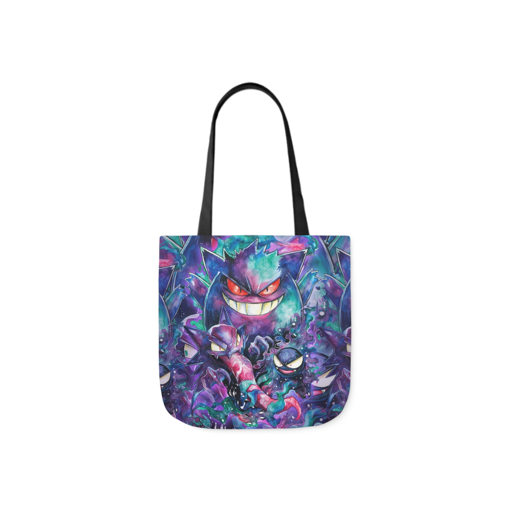 Canvas Tote Bag, 5-Color Straps - Ghostly Family