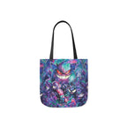 Canvas Tote Bag, 5-Color Straps - Ghostly Family