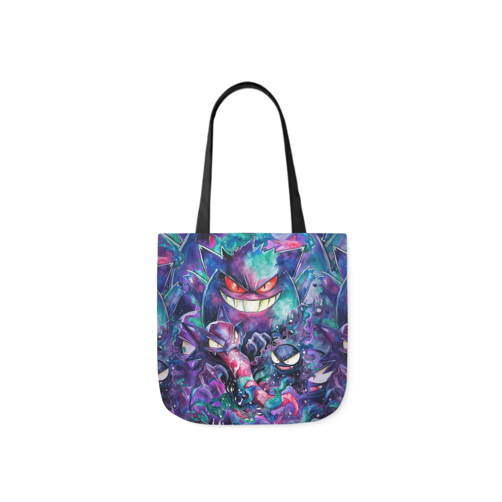 Canvas Tote Bag, 5-Color Straps - Ghostly Family