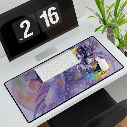 Desk Mat - Purple Chocobo