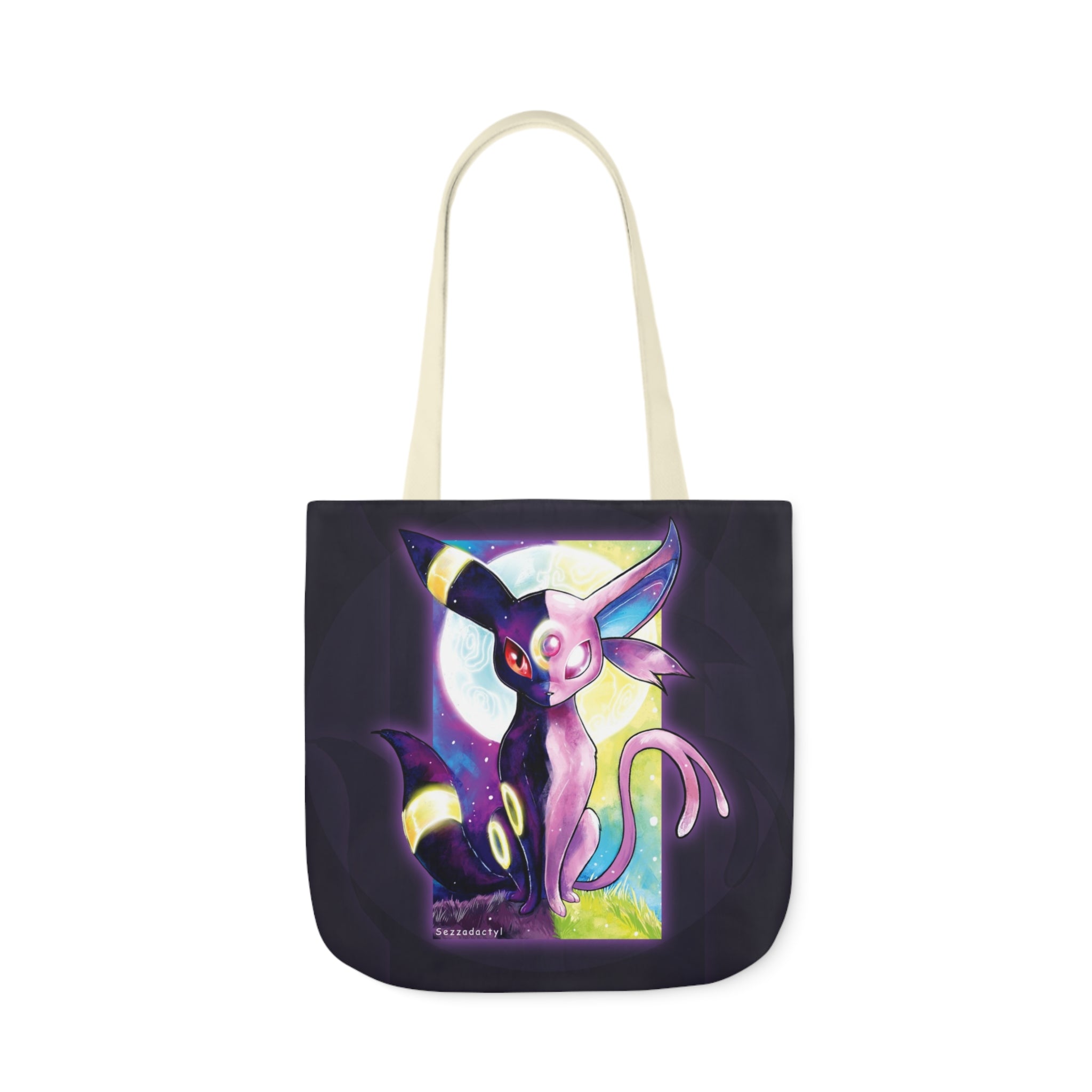 Tote Bag, 5-Color Straps - Sun vs Moon