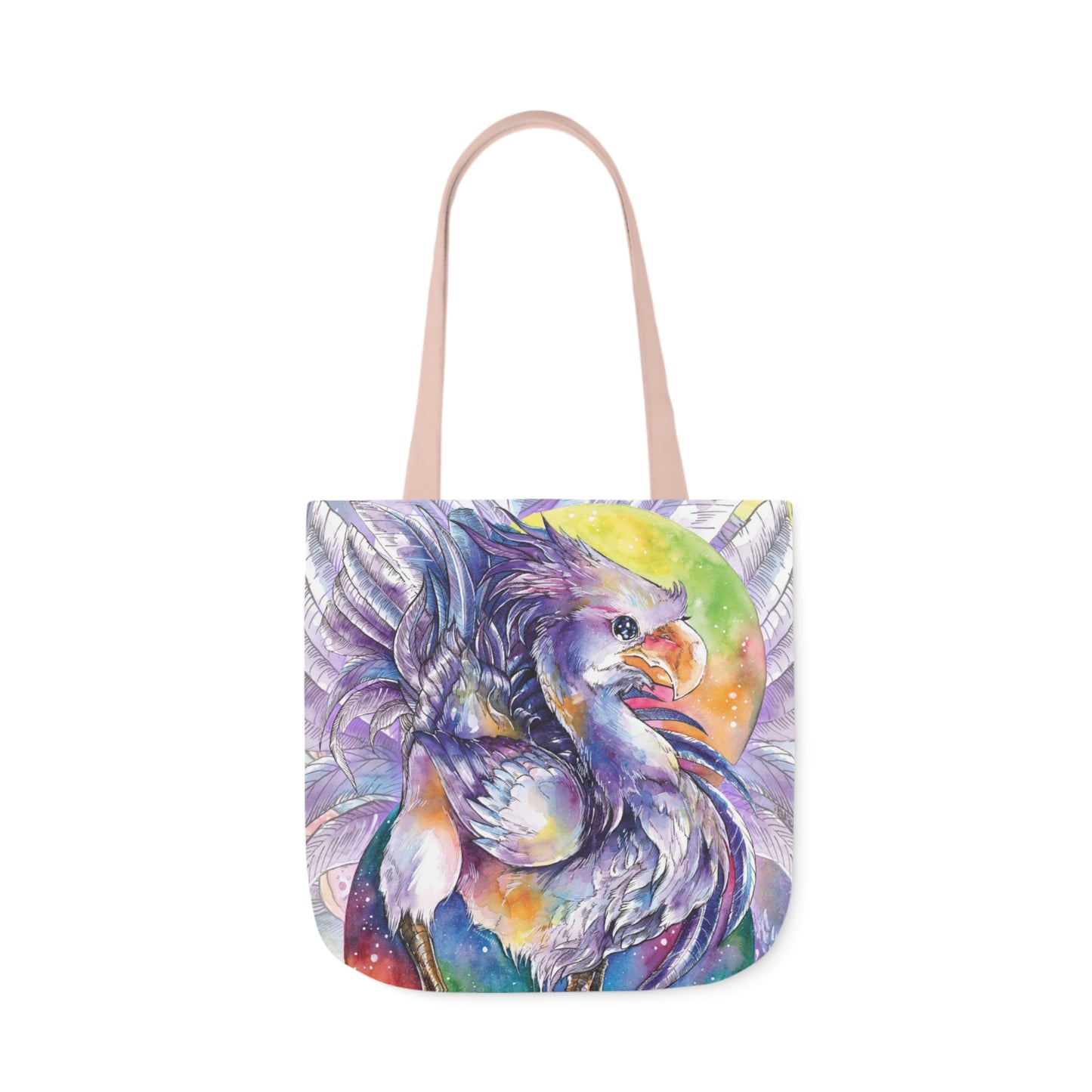 Tote Bag, 5-Color Straps - Purple Chocobo