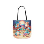 Tote Bag, 5-Color Straps - Pizza Party