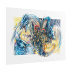 Knight Dragon Poster Print