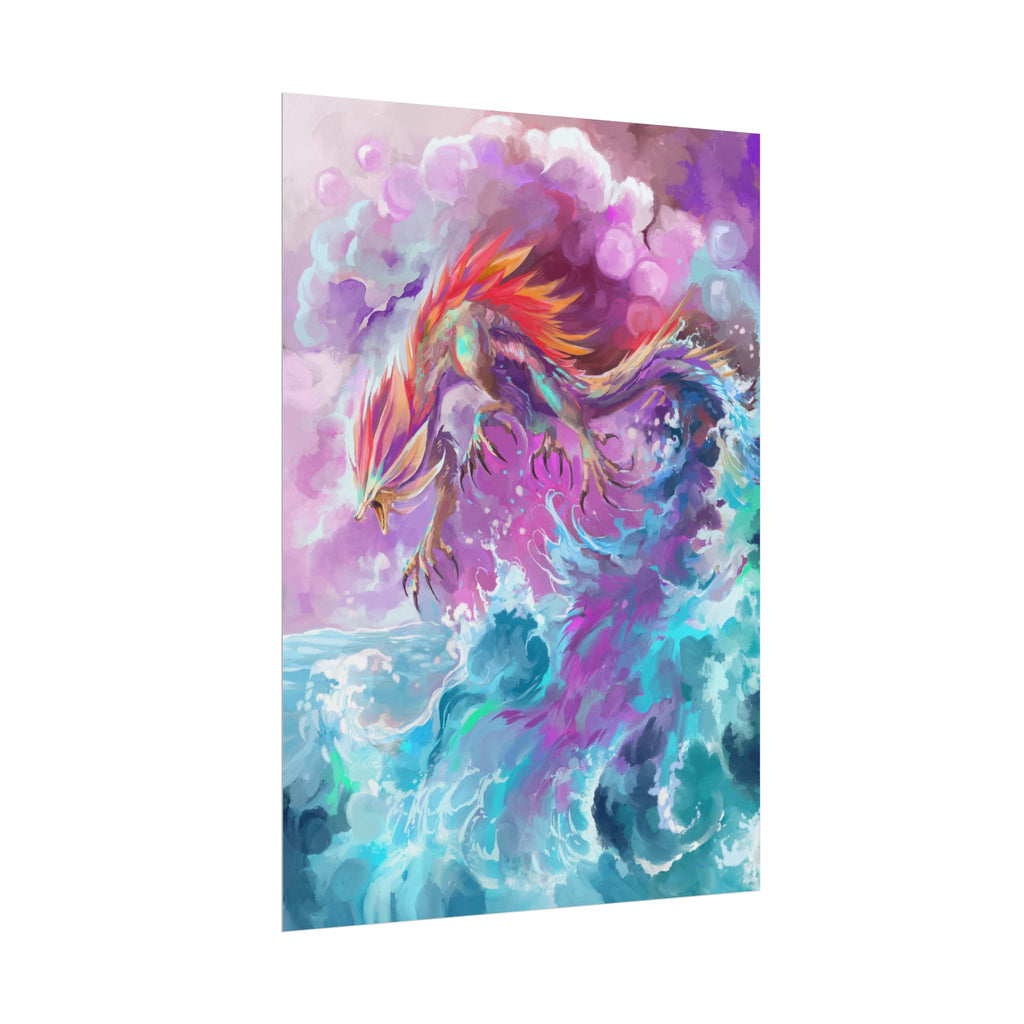 Monster of the Waves Poster Print