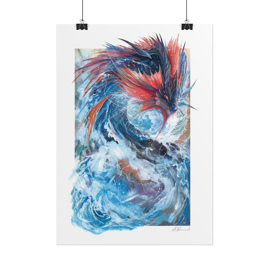 Serpent of the Rapids Poster Print