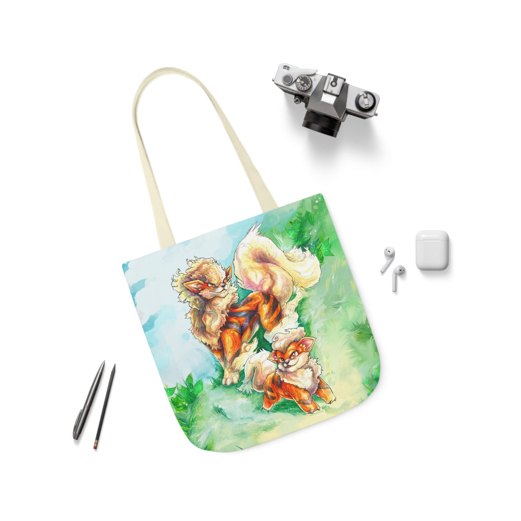 Tote Bag, 5-Color Straps - Fire Dogs