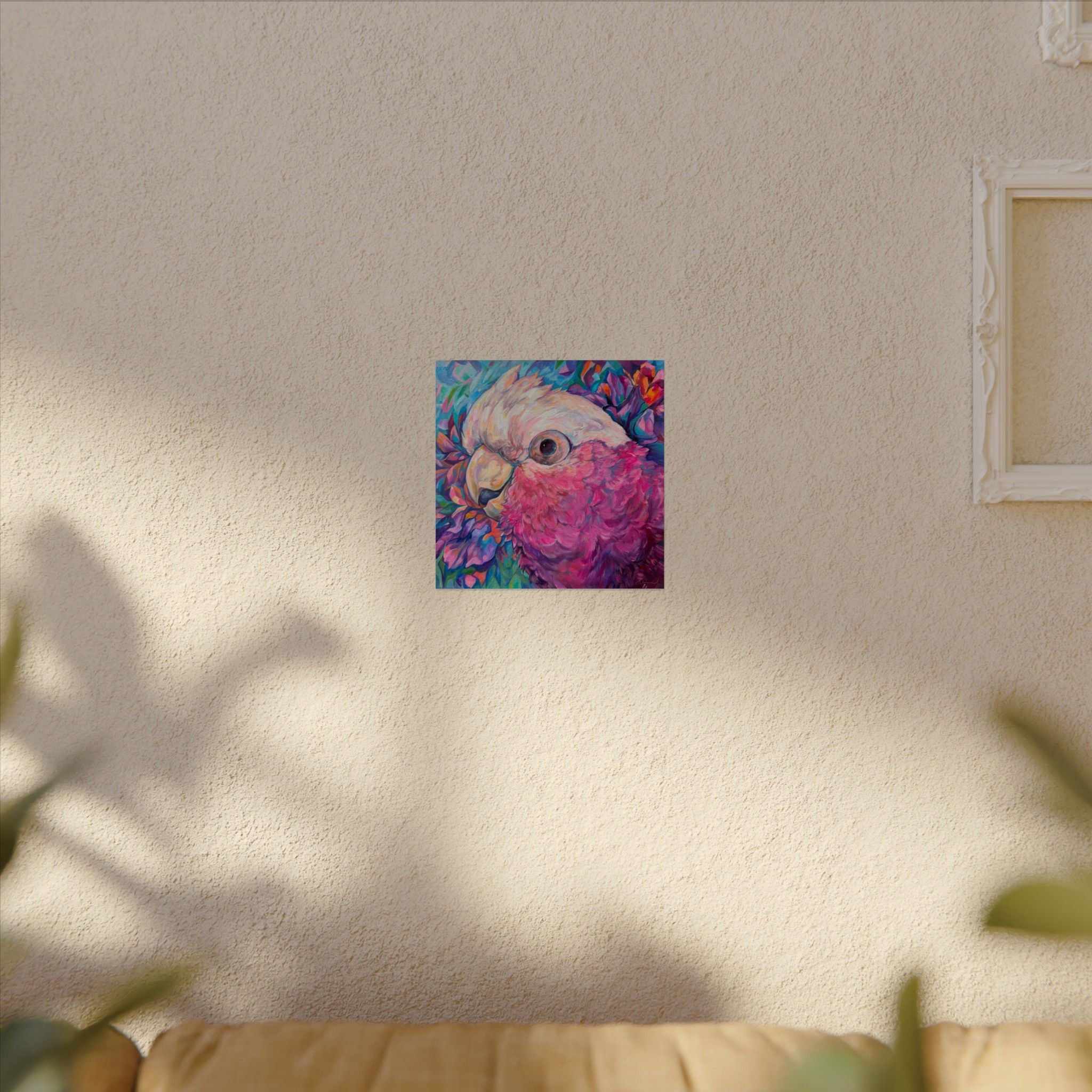 Harry the Galah Square Print