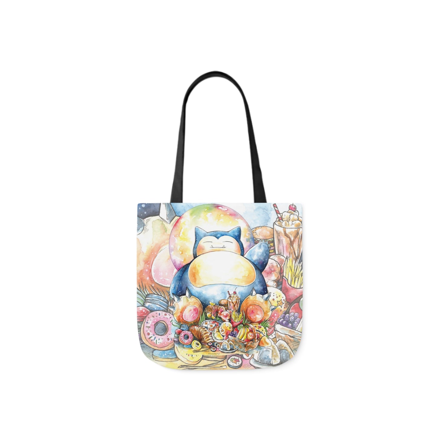 Tote Bag, 5-Color Straps - We Love Food