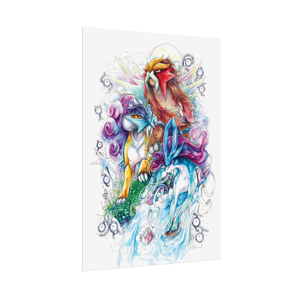 Legendary Beasts Poster Print