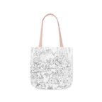 Tote Bag, 5-Color Straps - Halloween Friends Linework