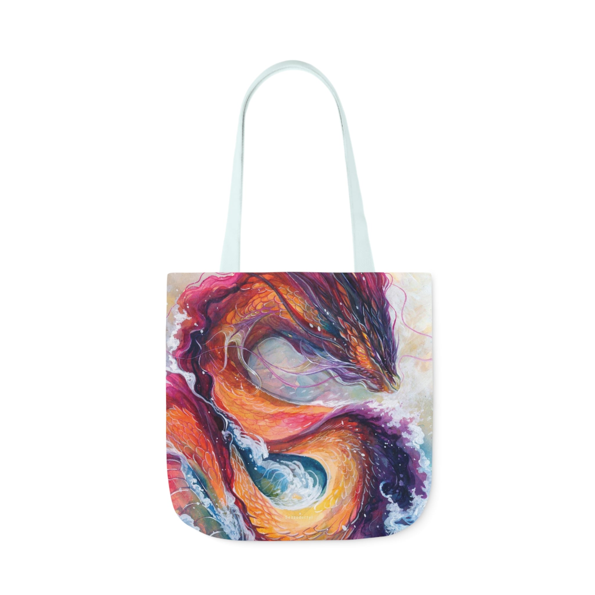 Tote Bag, 5-Color Straps - Serpent of the Lake