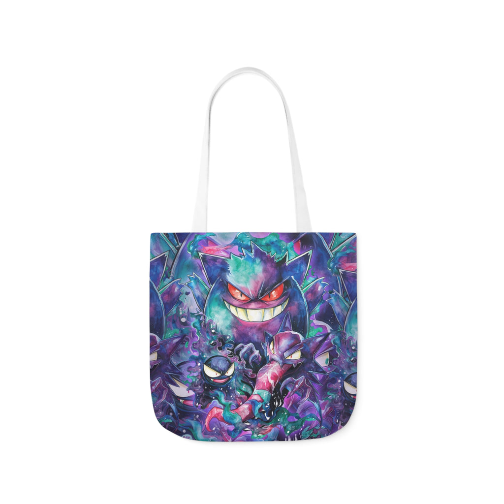 Canvas Tote Bag, 5-Color Straps - Ghostly Family