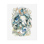 Ram Skull Poster Print
