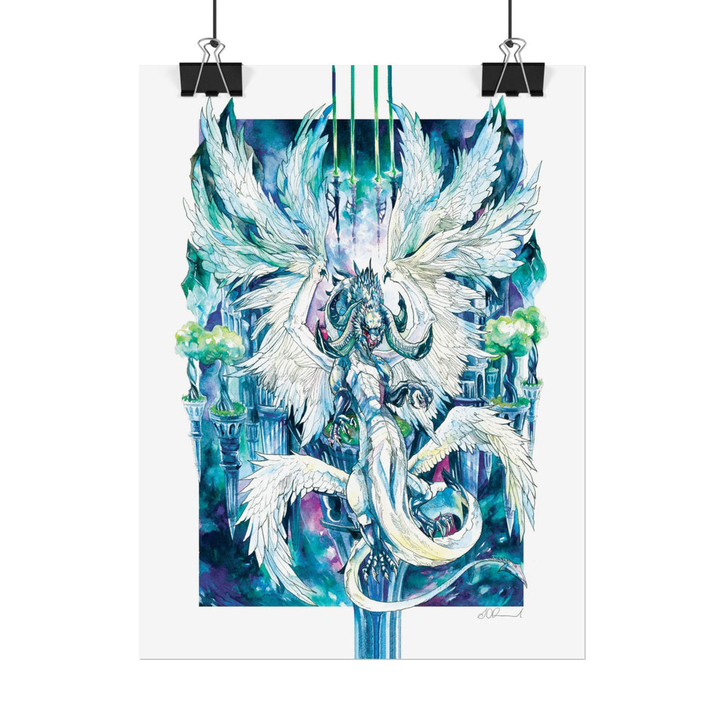 Winged Dragon Poster Print