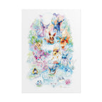 Fox Family Gathering Poster Print