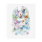 Fox Family Gathering Poster Print
