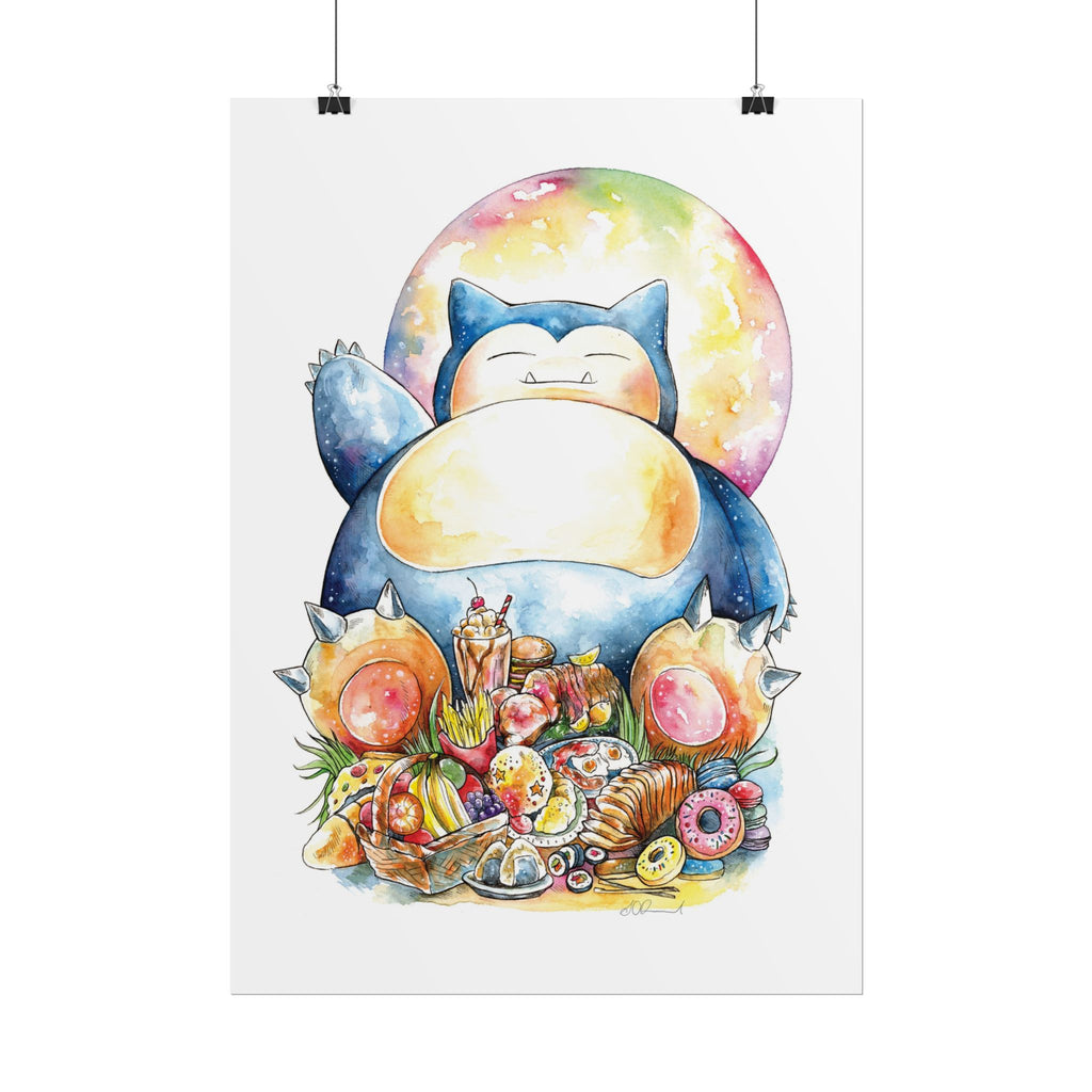 We Love Food Poster Print