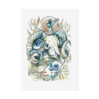 Ram Skull Poster Print