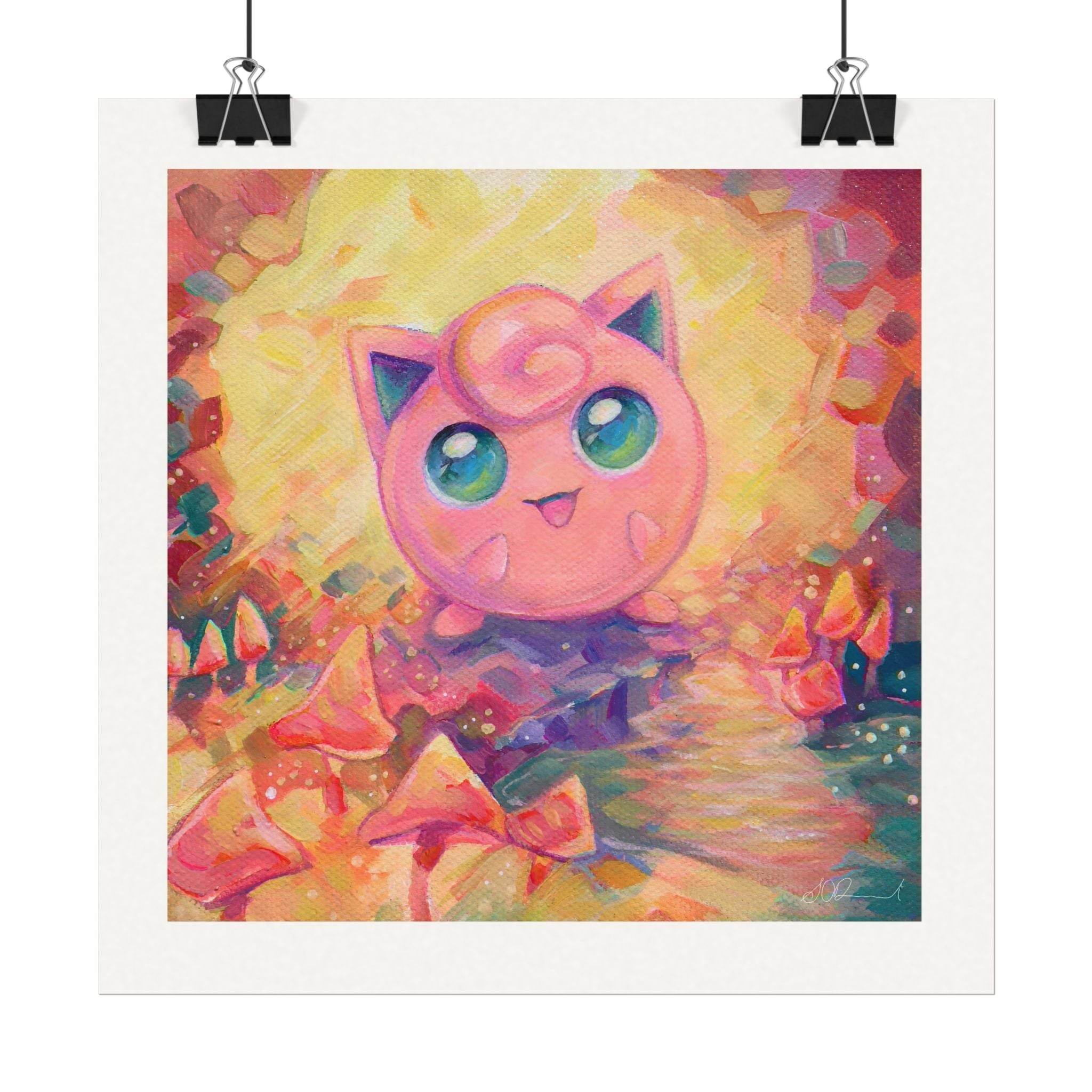 151 #039 8x8" Textured Matte Watercolour Print