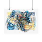 Knight Dragon Poster Print