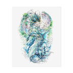 Cat Dragon Poster Print