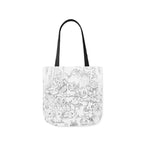 Tote Bag, 5-Color Straps - Halloween Friends Linework