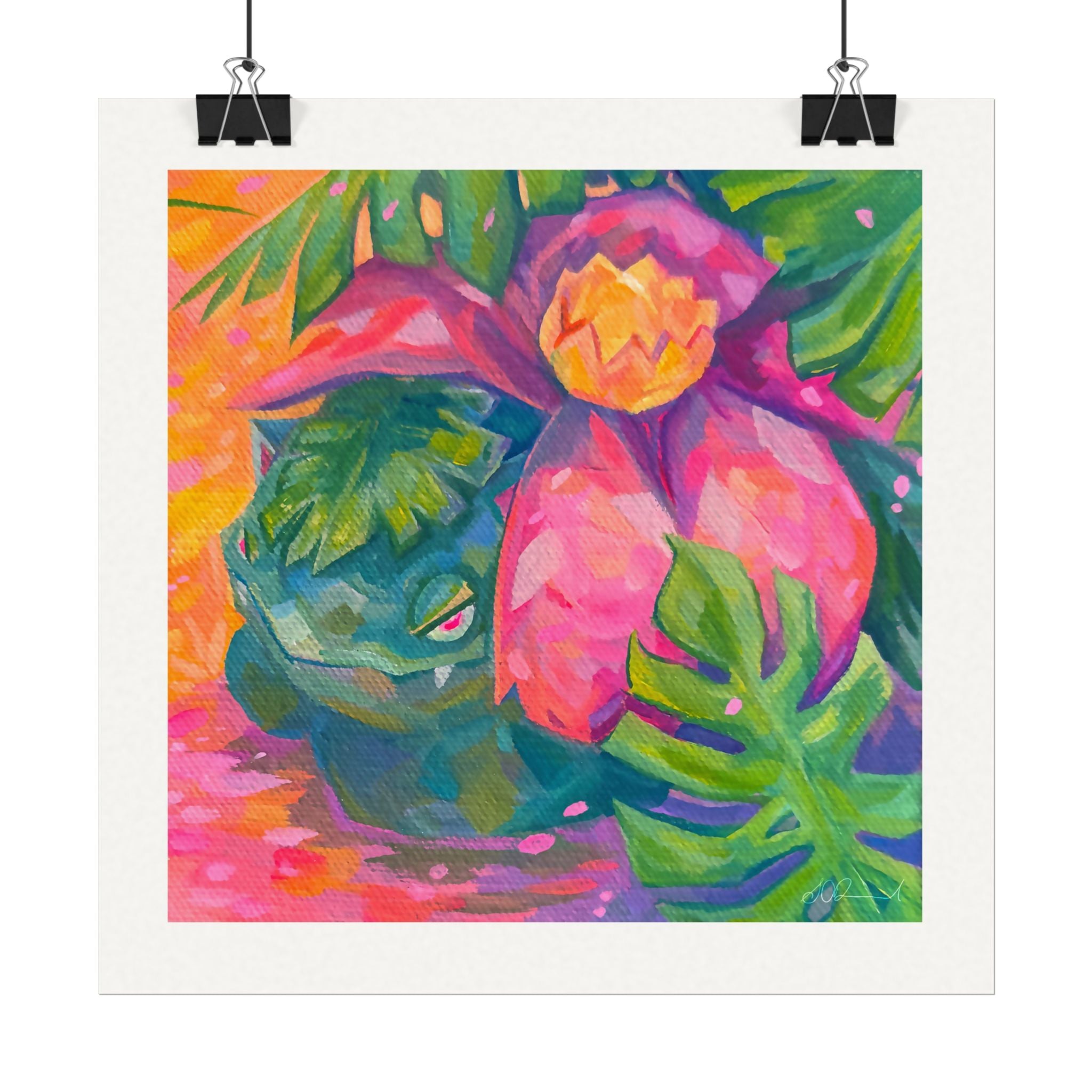 151 #003 8x8" Textured Matte Watercolour Print