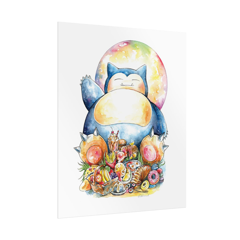 We Love Food Poster Print