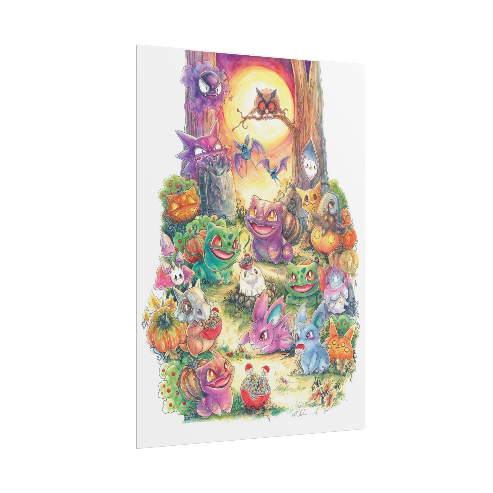 Halloween Friends Poster Print