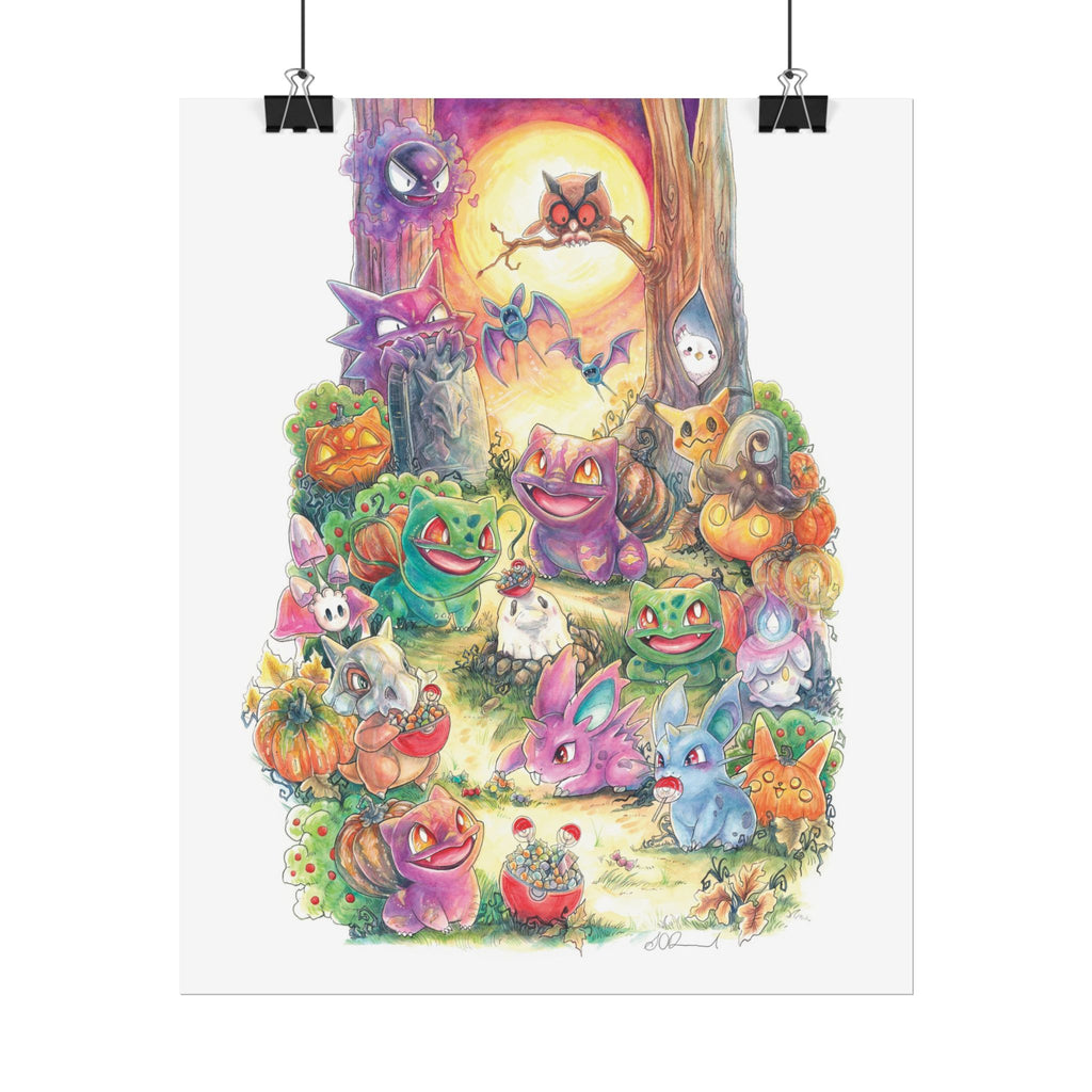 Halloween Friends Poster Print