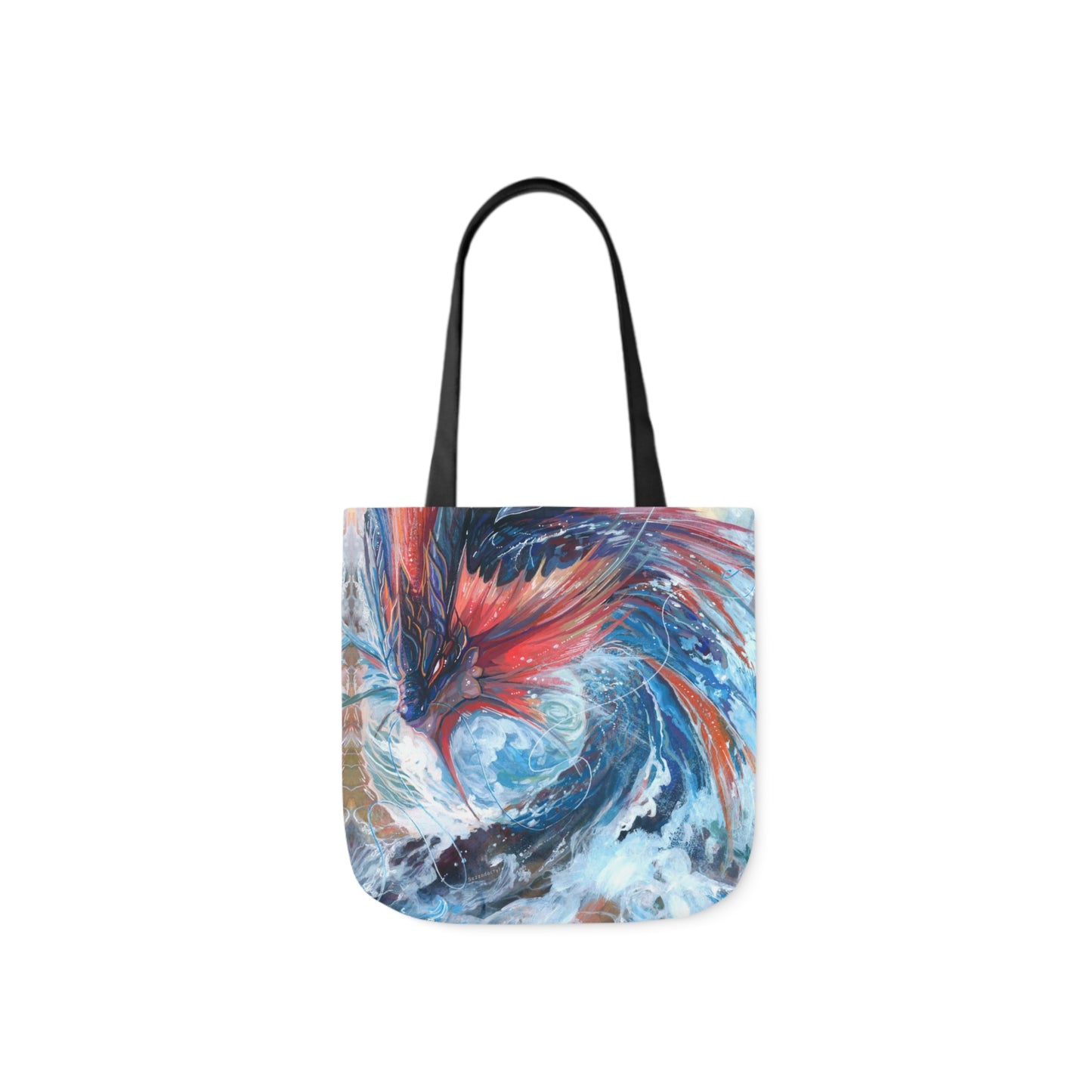 Tote Bag, 5-Color Straps - Serpent of the Rapids