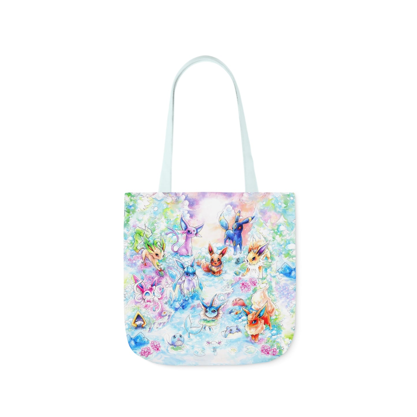 Tote Bag, 5-Color Straps - Family Fox Gathering