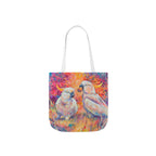 Tote Bag, 5-Color Straps - Cockatoos