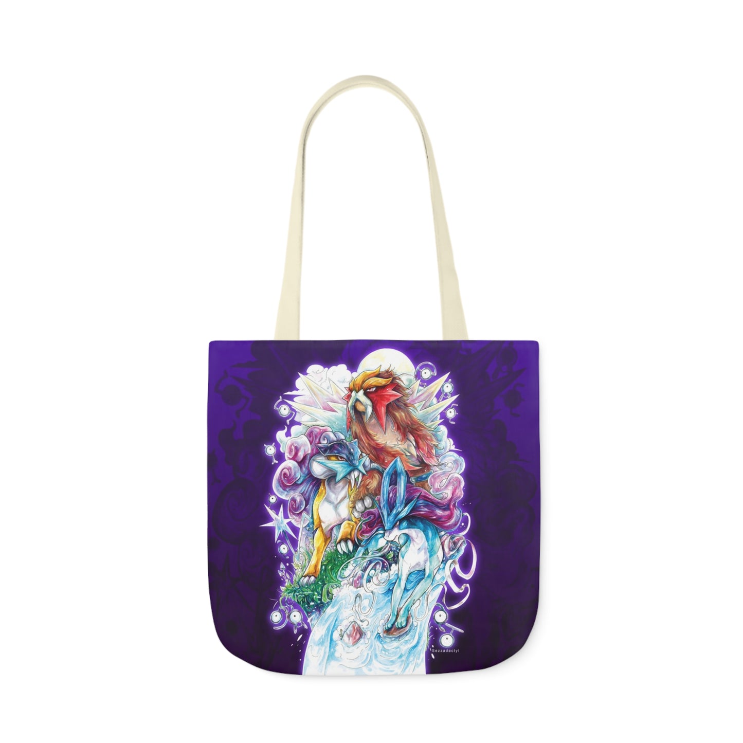 Tote Bag, 5-Color Straps - Legendary Beasts