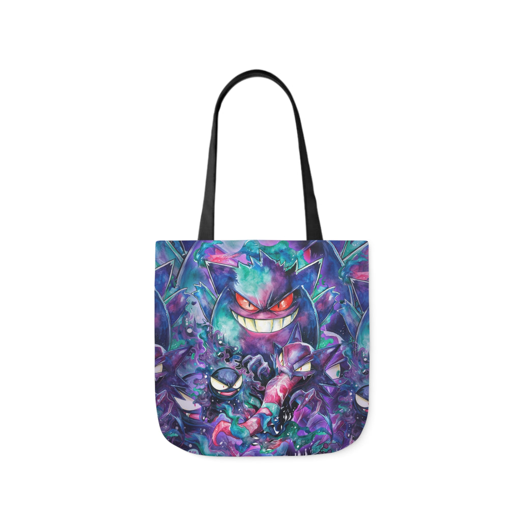 Canvas Tote Bag, 5-Color Straps - Ghostly Family