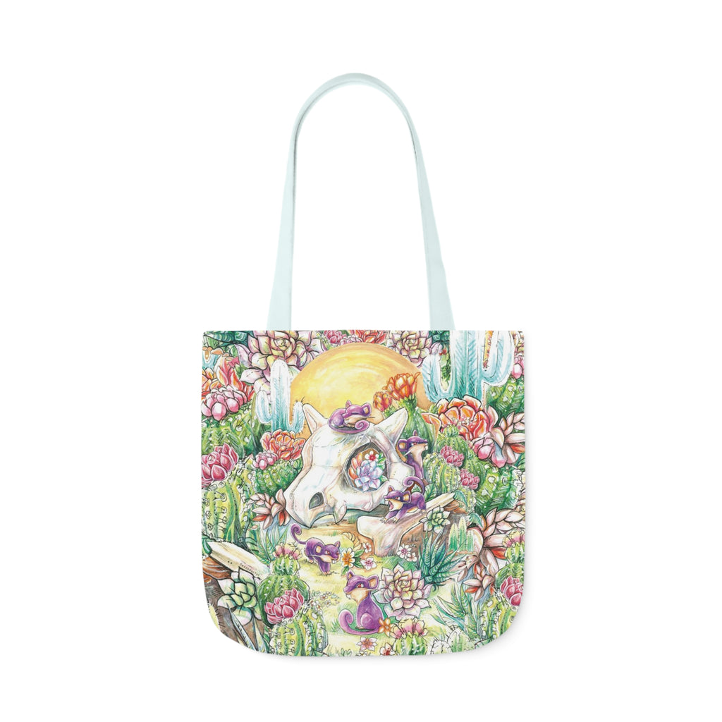 Tote Bag, 5-Color Straps - Skull