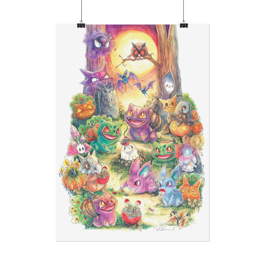 Halloween Friends Poster Print
