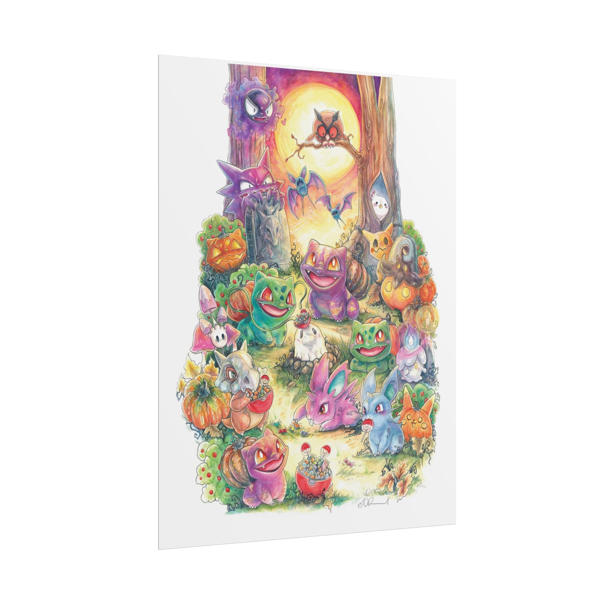 Halloween Friends Poster Print